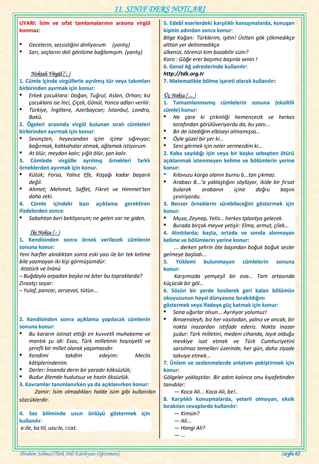 # 11. SINIF DERS NOTLARI
EDEBİYAT TOPLUM İLİŞKİSİ
Edebiyat; duygu, düşünce ve hayallerin insanlara
estetik bir zevk içerisinde sözlü veya