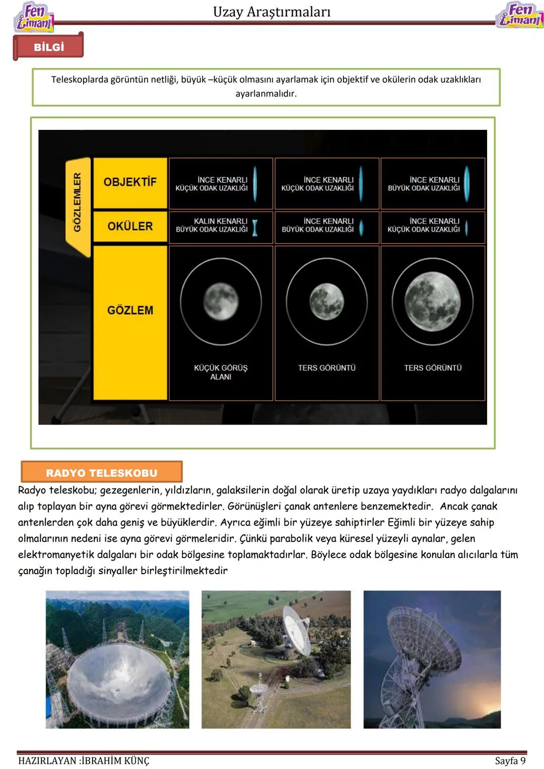 Fen
Limanj
# Uzay Araştırmaları
# UZAY
# ARAŞTIRMALARI
Konu/Kavramlar: Uydu, uzay kirliliği, gökyüzü gözlem araçları
F.7.1.1.1. Uzay tek