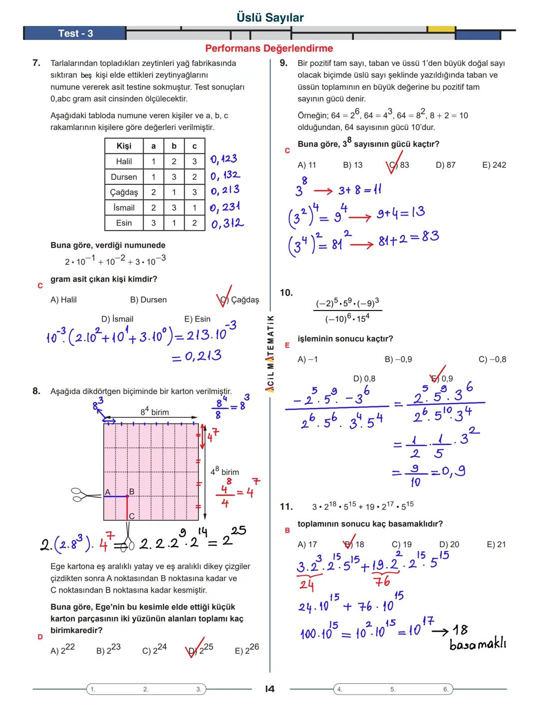 Tema 1
| AOIL MATEMATIK || Üstü Sayılar
ÜSLÜ SAYININ TANIMI
ÜSSÜN ÜSSÜ
9. SINIF
ÖĞRENME SÜRECİ
- a bir reel sayı ve n bir pozitif tam s