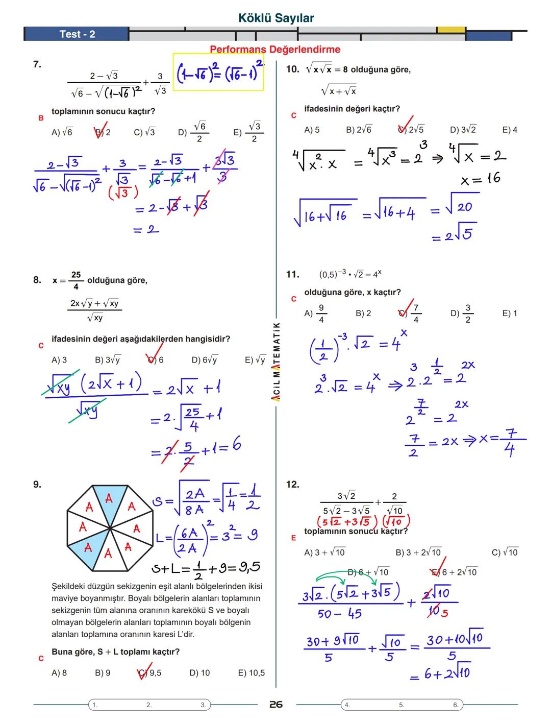 Tema 1
| AOIL MATEMATIK || Üstü Sayılar
ÜSLÜ SAYININ TANIMI
ÜSSÜN ÜSSÜ
9. SINIF
ÖĞRENME SÜRECİ
- a bir reel sayı ve n bir pozitif tam s