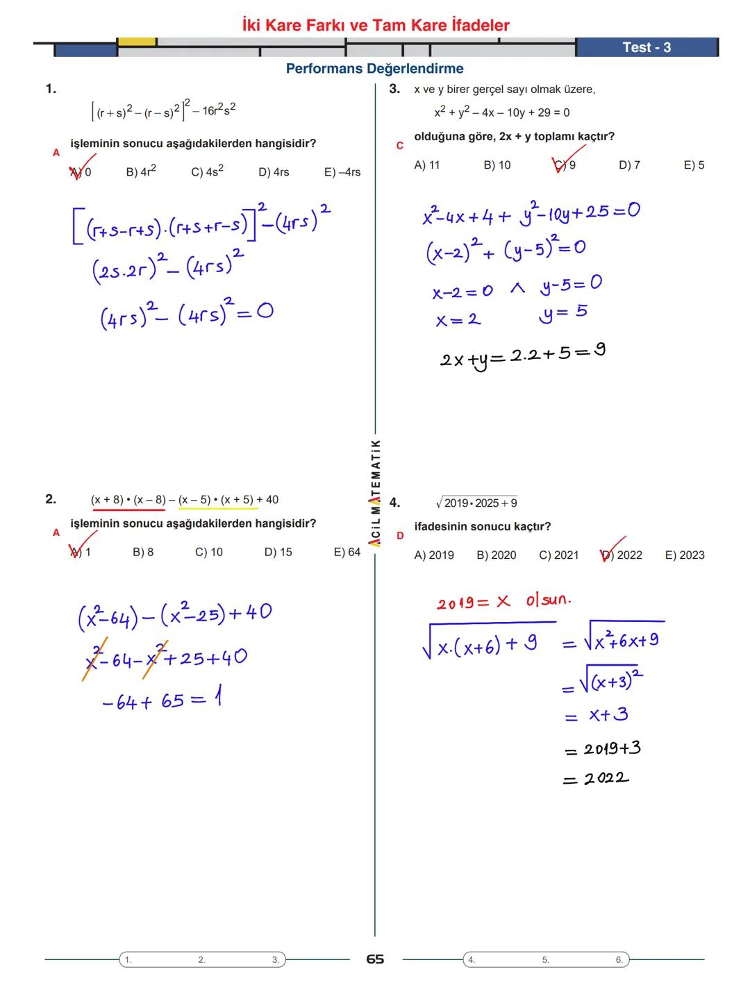 Tema 1
| AOIL MATEMATIK || Üstü Sayılar
ÜSLÜ SAYININ TANIMI
ÜSSÜN ÜSSÜ
9. SINIF
ÖĞRENME SÜRECİ
- a bir reel sayı ve n bir pozitif tam s