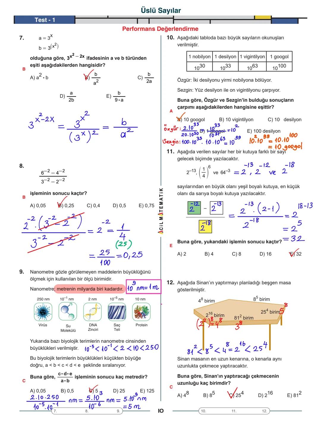 Tema 1
| AOIL MATEMATIK || Üstü Sayılar
ÜSLÜ SAYININ TANIMI
ÜSSÜN ÜSSÜ
9. SINIF
ÖĞRENME SÜRECİ
- a bir reel sayı ve n bir pozitif tam s
