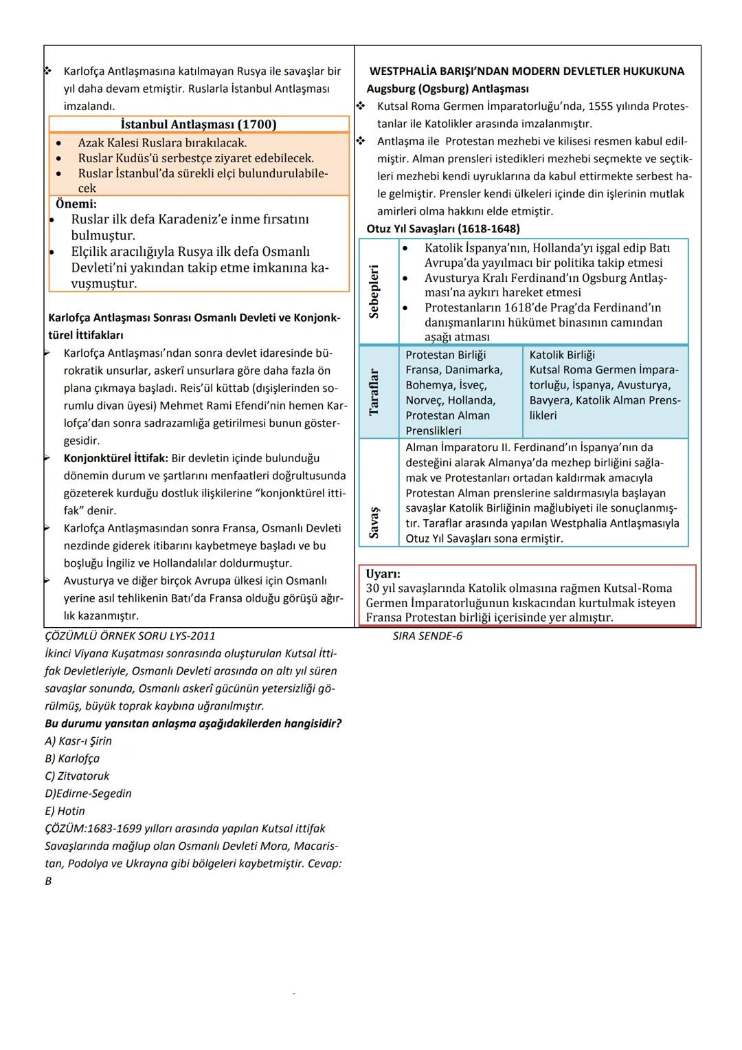 DEĞİŞEN DÜNYA DENGELERİ KARŞISINDA OSMANLI
SİYASETİ (1595-1774)
XVII. YÜZYIL SİYASİ ORTAMINDA OSMANLI DEVLETİ
Osmanlı-Habsburg Mücadelesi v