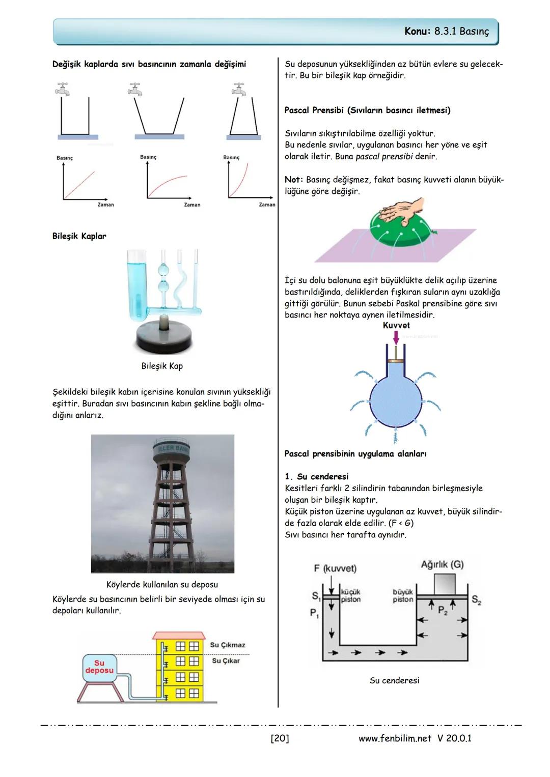 # 8.Sınıf Fen Bilimleri
Ders Notları
Barış ZEREN
Fen Bilimleri Öğretmeni
www.fenbilim.net V 20.0.1 # 1.Ünite: Mevsimler ve İklim
Konu: 8