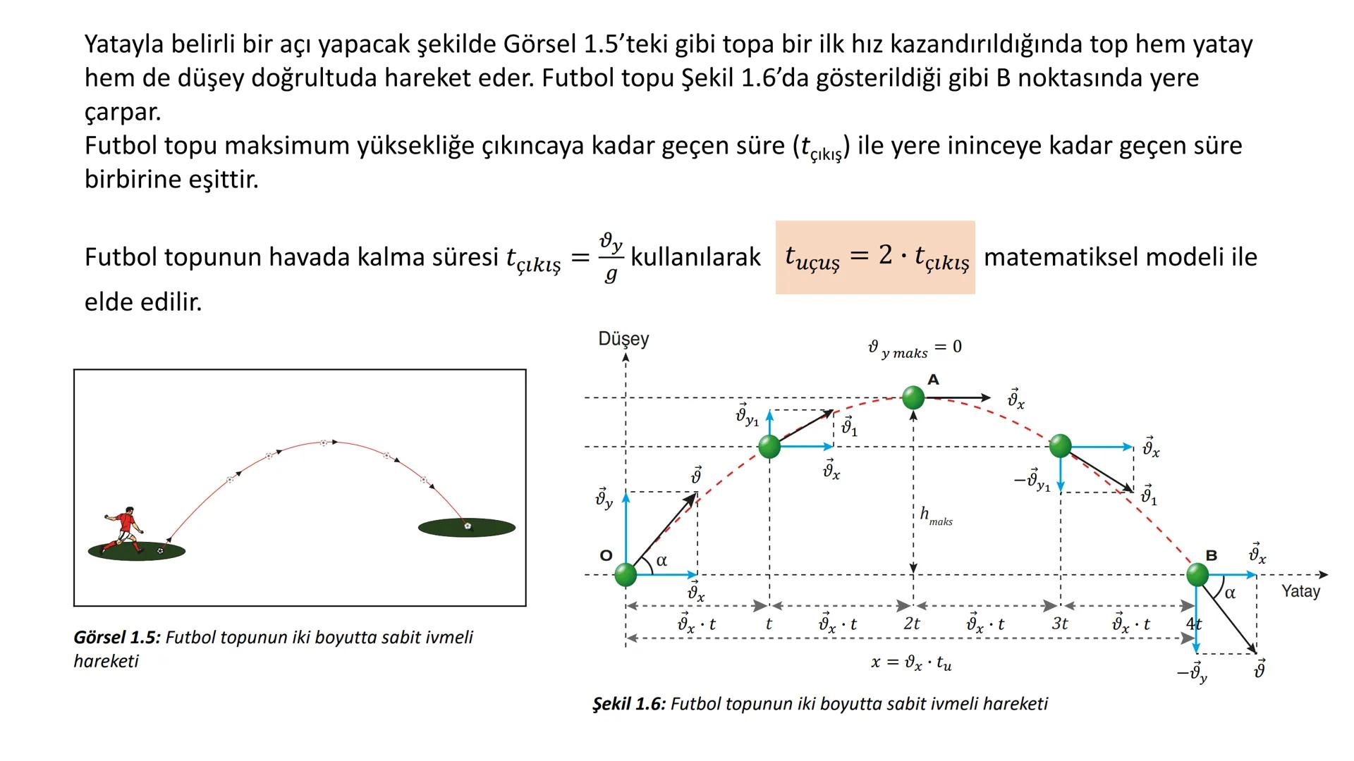 1.ÜNİTE
KUVVET VE HAREKET
İÇERİK ÇERÇEVESİ
1.1. SABİT HIZLI HAREKET
1.2. BİR BOYUTTA SABİT İVMELİ HAREKET
1.3. SERBEST DÜŞME
1.4. İKİ