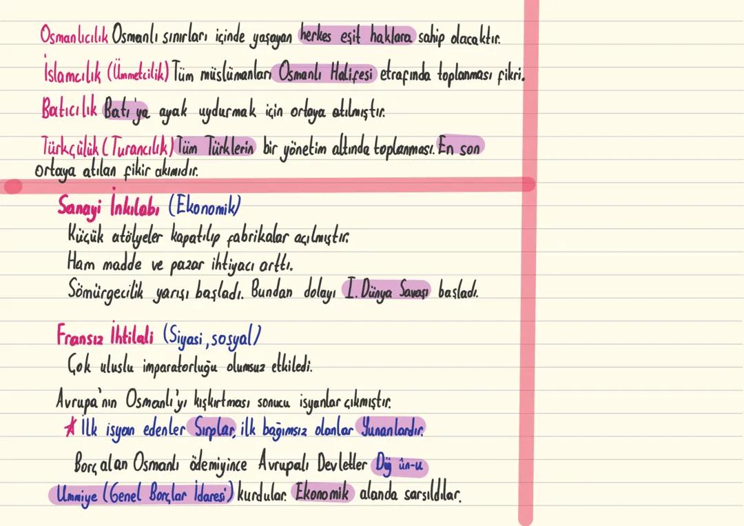 8. Sınıf İnkılap 1. Ünite Özeti