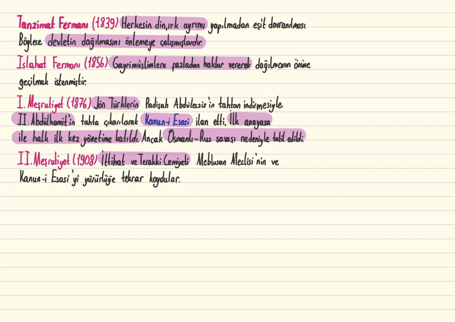 Osmanlıcılık Osmanlı sınırları içinde yaşayan herkes eşit haklara sahip olacaktır.
İslamcılık (Ümmetcilik) Tüm müslümanları Osmanlı Haliçesi
