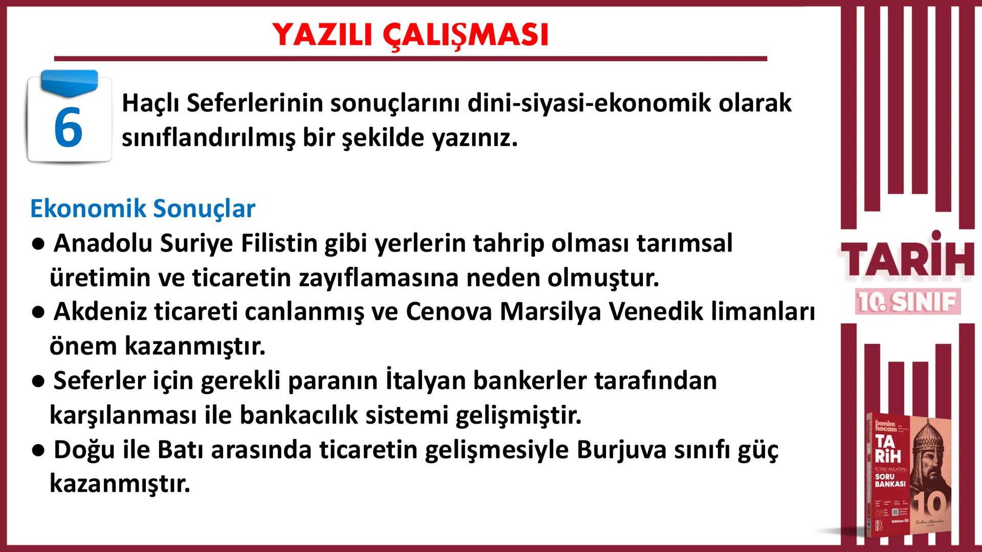 # 10. SINIF
# TARİH
# *1. DÖNEM
# 1. YAZILIYA
# HAZIRLIK
## Gökhan Öz
## BENİM
## HOCAM
## LİSE # YAZILI ÇALIŞMASI
BULGARLAR
1
Selanik
A