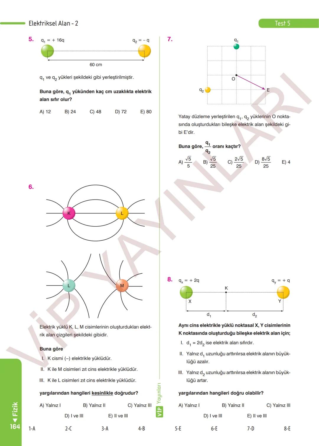 11.
SINIF
FİZİK
SORU BANKASI
Her Öğrenci Özeldir
Vip
YAYINLARI İçindekiler
1. BÖLÜM: KUVVET VE HAREKET
Vektörler - 1
9
Vektörler - 2.
11
V