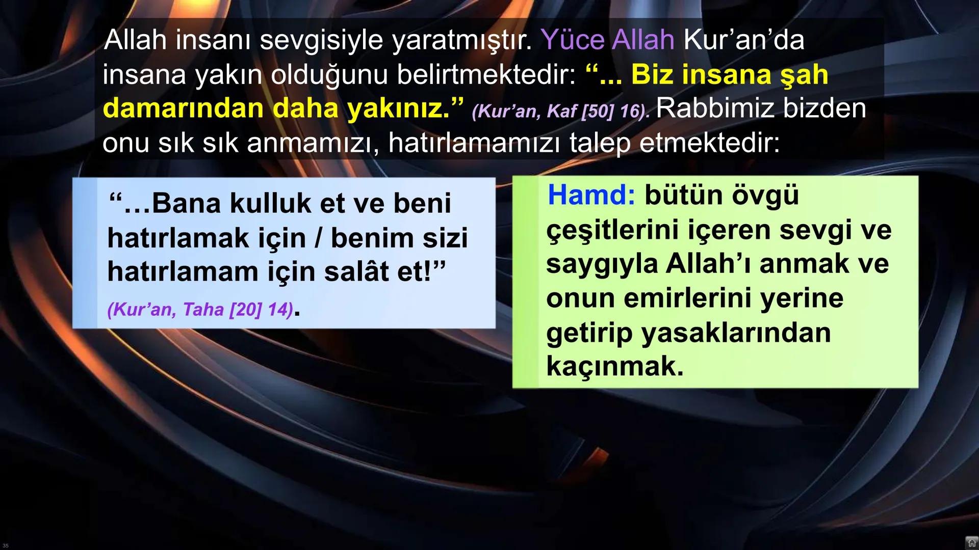 Ders: Din Kültürü ve Ahlak Bilgisi
Ünite: I - Allah-İnsan İlişkisi
TURKIYE
* YUZYILI
100
TÜRKİYE CUMHURİYETİNİN YÜZÜNCÜ YILI
Kavramlar:
Du