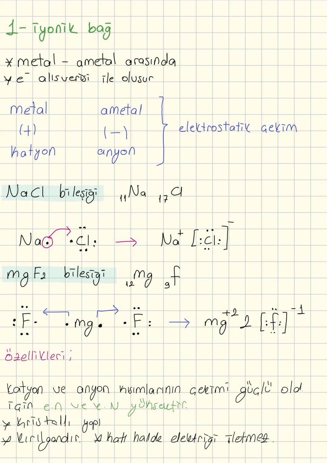 Lewis yapısı
H.
Be.
.N.
LT...
He:
.B.
:F.
dublet = e sayısını 2'ye tamamlama = helyuma benzemek
okted = son yörüngedeki e sayısını 8'e tama