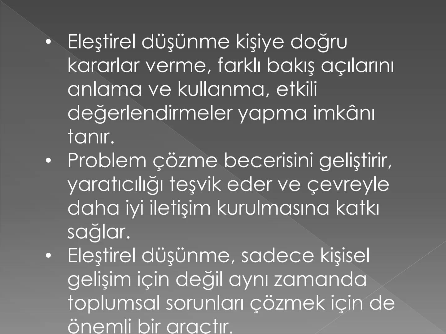 DÜŞÜNME
EĞİTİMİ # 1. ÜNİTE:
# DÜŞÜNME VE ÖZ
# ETKİLİLİK "Kavramların düşünmedeki
rolü nedir?"
• Kavram: Düşüncenin en temel birimi
olarak ka