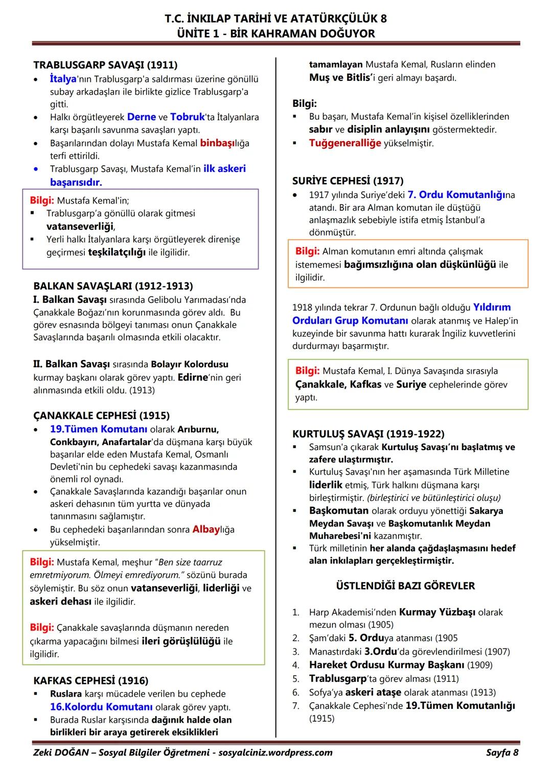 # T.C. İNKILAP TARİHİ VE ATATÜRKÇÜLÜK 8
## ÜNİTE 1 - BİR KAHRAMAN DOĞUYOR
UYANAN AVRUPA VE SARSILAN OSMANLI
UYANAN AVRUPA
Ortaçağ'da (375