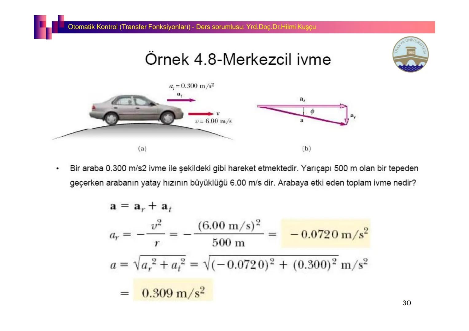 Fizik I (Fizik ve Ölçme) - Ders sorumlusu: Yrd. Doç.Dr.Hilmi Kuşçu
Bu bölümde;
•Fizik ve Fiziğin Yöntemleri,
•Fiziksel Nicelikler, Standa