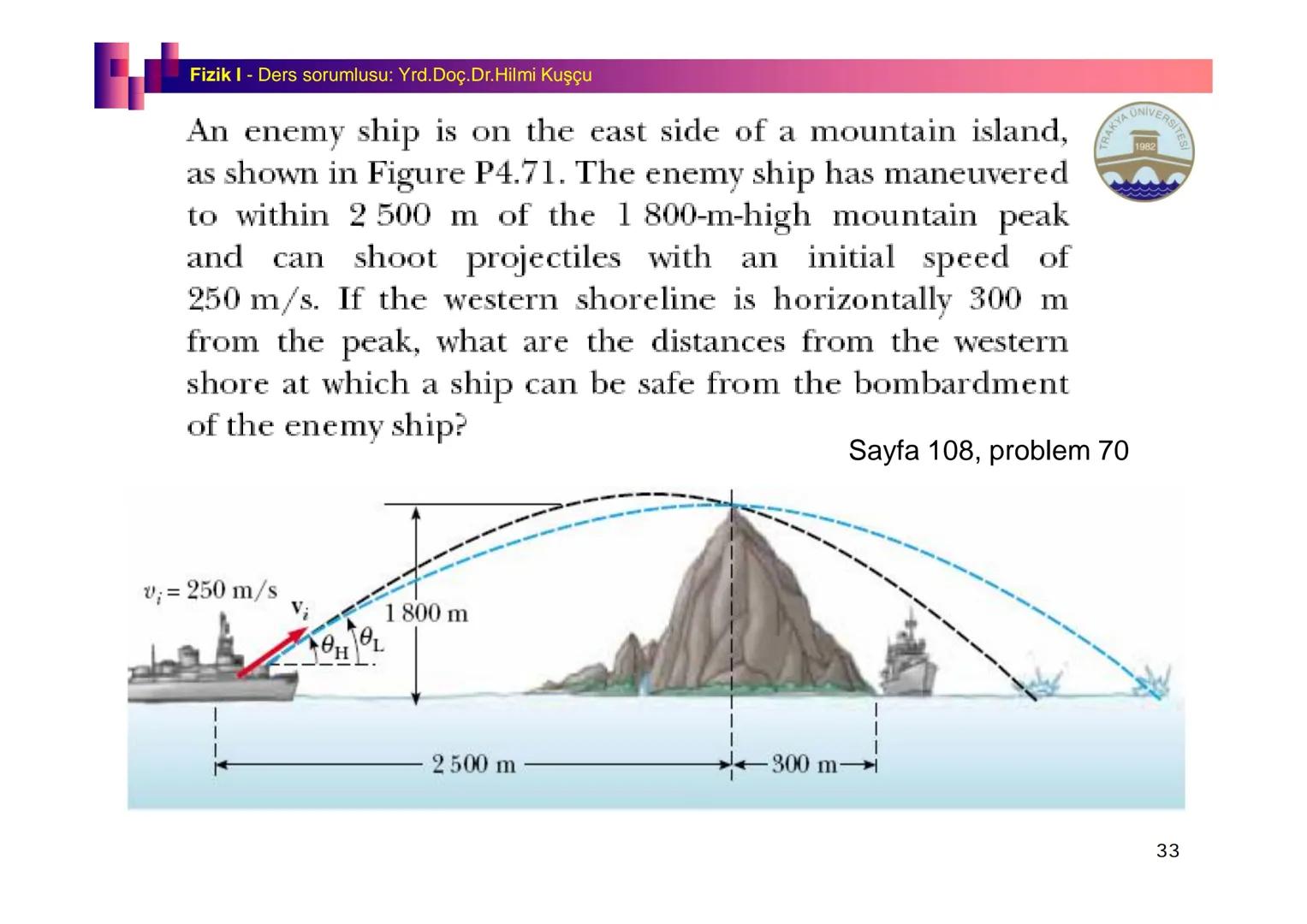 Fizik I (Fizik ve Ölçme) - Ders sorumlusu: Yrd. Doç.Dr.Hilmi Kuşçu
Bu bölümde;
•Fizik ve Fiziğin Yöntemleri,
•Fiziksel Nicelikler, Standa