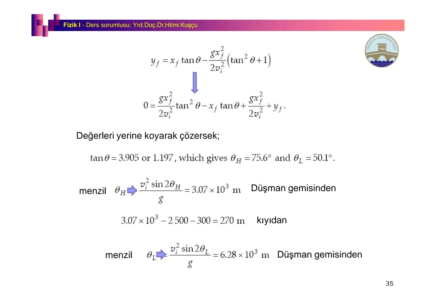 Fizik I (Fizik ve Ölçme) - Ders sorumlusu: Yrd. Doç.Dr.Hilmi Kuşçu
Bu bölümde;
•Fizik ve Fiziğin Yöntemleri,
•Fiziksel Nicelikler, Standa