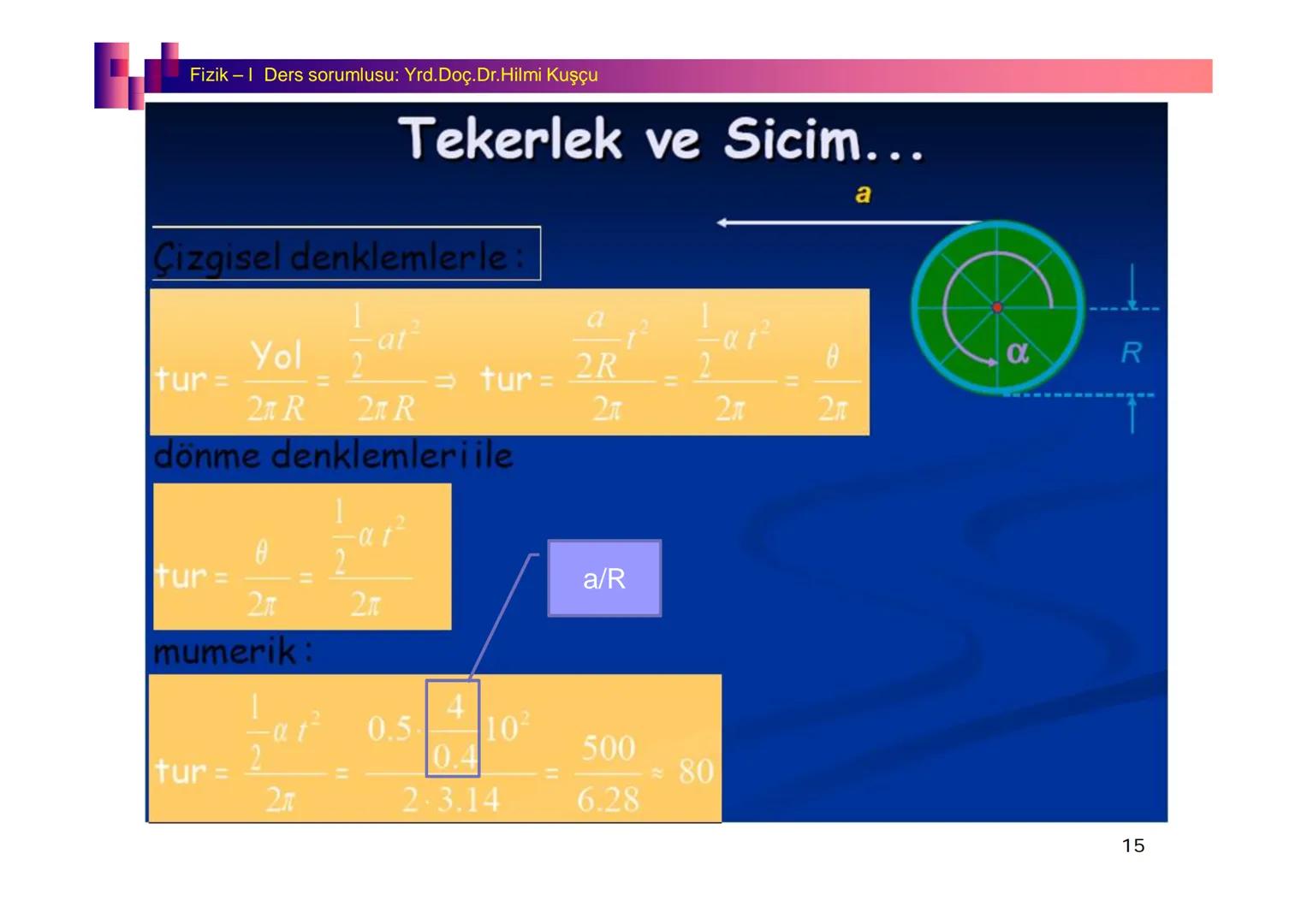 Fizik I (Fizik ve Ölçme) - Ders sorumlusu: Yrd. Doç.Dr.Hilmi Kuşçu
Bu bölümde;
•Fizik ve Fiziğin Yöntemleri,
•Fiziksel Nicelikler, Standa