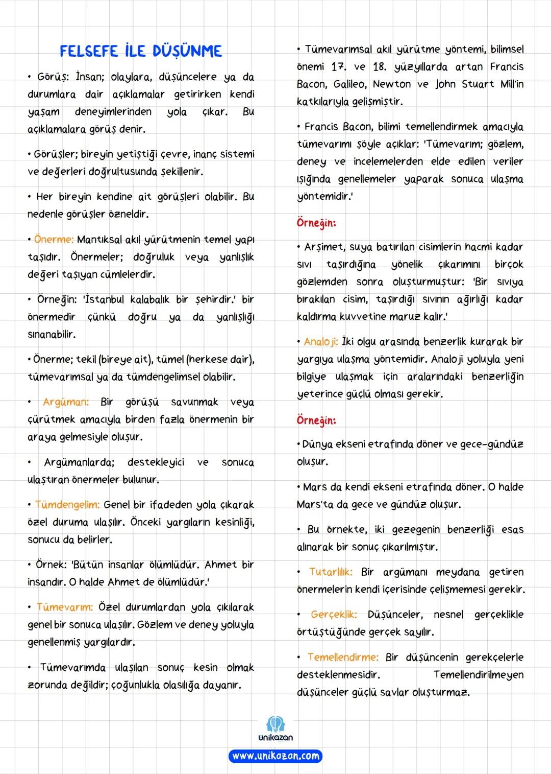 DIN
ve
felsefe
notları
unikazan.com # İslam'da Bilgi Kaynakları
* İslam'a göre insanoğlu doğuştan öğrenme ve
bilgilenme yetisine sahi