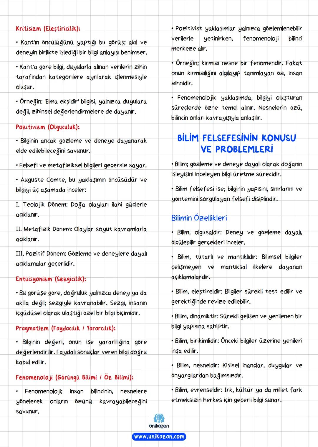DIN
ve
felsefe
notları
unikazan.com # İslam'da Bilgi Kaynakları
* İslam'a göre insanoğlu doğuştan öğrenme ve
bilgilenme yetisine sahi