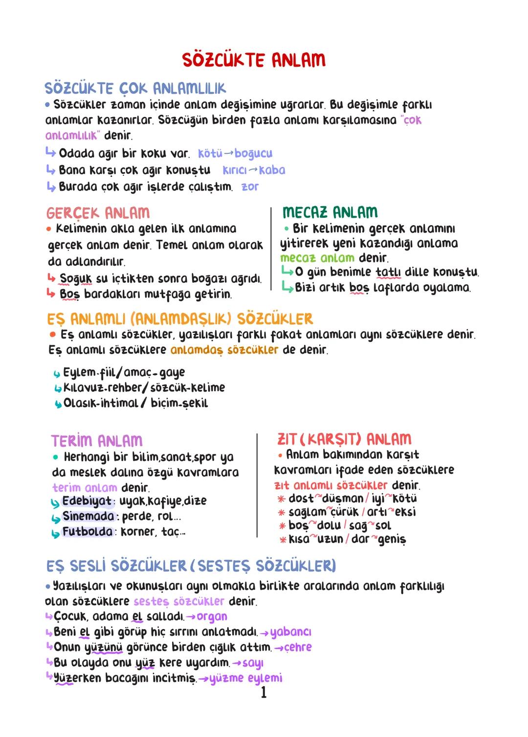 TÜRKÇE
• İÇİNDEKİLER.
SÖZCÜKTE ANLAM 1
CÜMLEDE ANLAM. 4
PARÇADA ANLAM. 7
CÜMLENİN ÖĞELERİ 16
FİİLDE EYLEMDE ÇATI. 21
CÜMLE TÜRLERİ 24