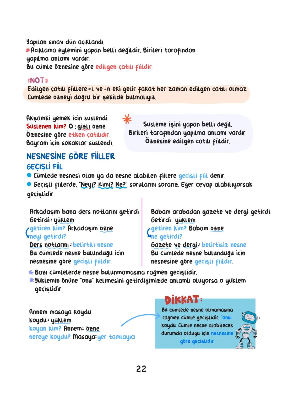 TÜRKÇE
• İÇİNDEKİLER.
SÖZCÜKTE ANLAM 1
CÜMLEDE ANLAM. 4
PARÇADA ANLAM. 7
CÜMLENİN ÖĞELERİ 16
FİİLDE EYLEMDE ÇATI. 21
CÜMLE TÜRLERİ 24