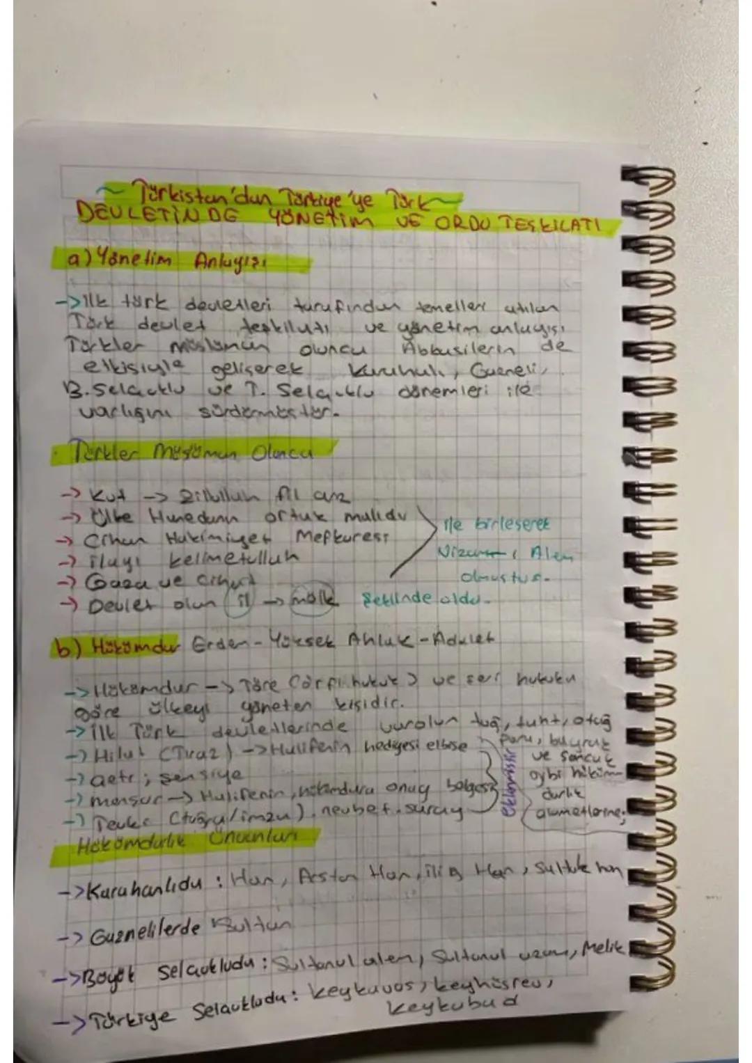 10. Sınıf Turih 1.Dönem 1.Yazılı
Hazırlık Ders Notluri
Anudolu'ya Türk Akınları
> iskitler mö VII.4.4, ilk Akiniar
Hunlar ms 10.y.y
→ Sibi