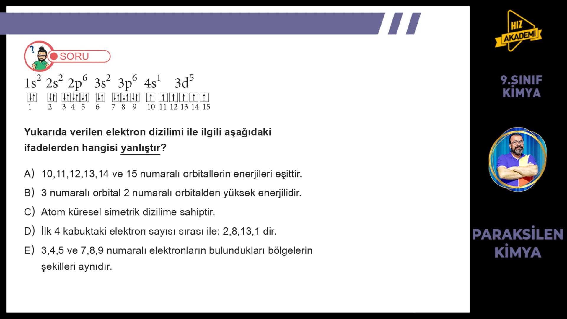 # 1. TEMA
1.2.1
ATOM
TEORİLERİ
VE ATOMUN
YAPISI
9.SINIF
KİMYA
PARAKSİLEN
KİMYA # BU KONUDAN ÇÖZECEĞİMİZ SORU SAYISI
# 72
# 9.SINIF KİMY
