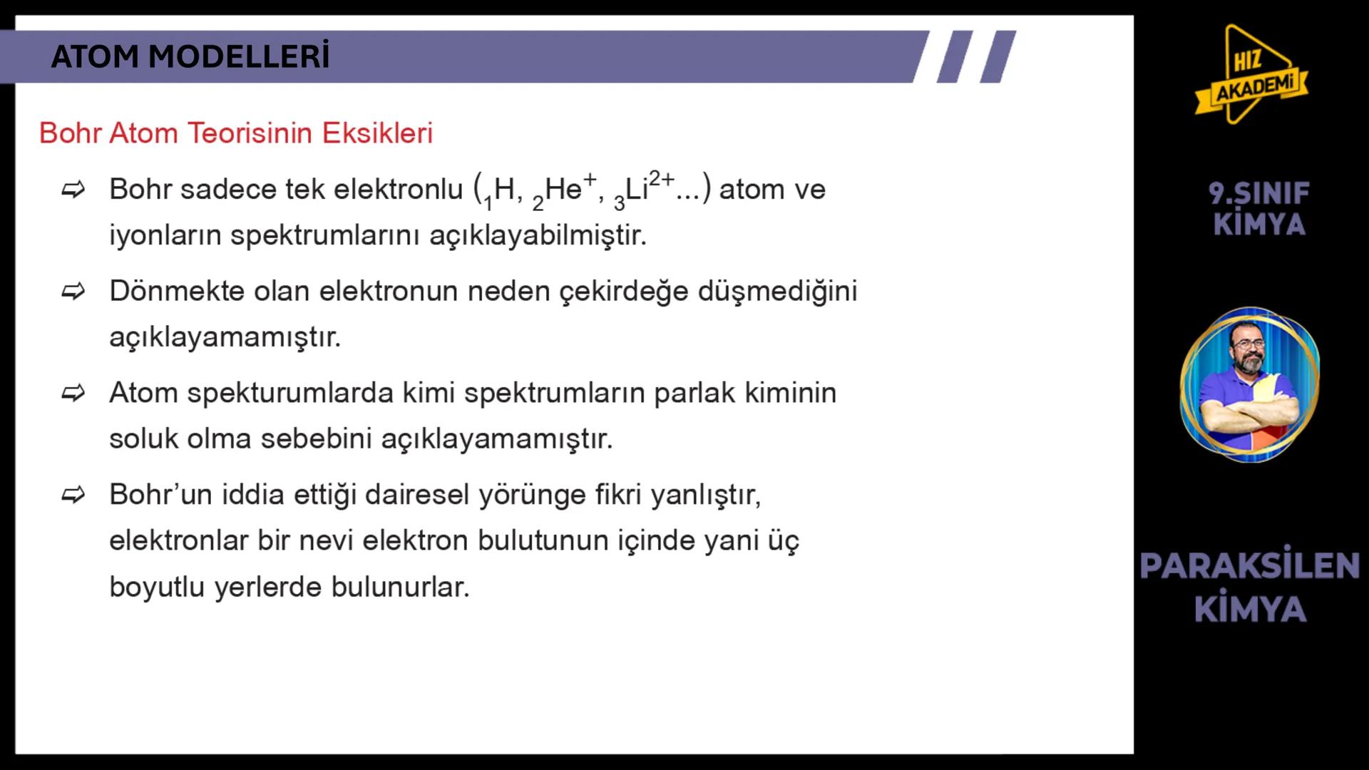# 1. TEMA
1.2.1
ATOM
TEORİLERİ
VE ATOMUN
YAPISI
9.SINIF
KİMYA
PARAKSİLEN
KİMYA # BU KONUDAN ÇÖZECEĞİMİZ SORU SAYISI
# 72
# 9.SINIF KİMY