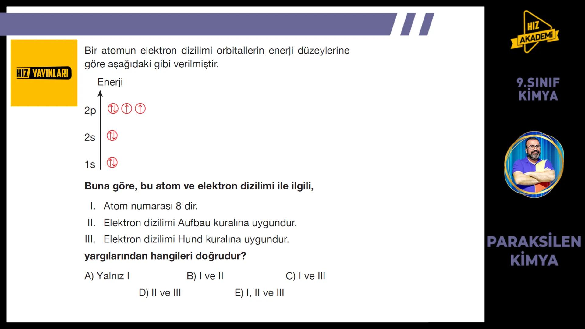 # 1. TEMA
1.2.1
ATOM
TEORİLERİ
VE ATOMUN
YAPISI
9.SINIF
KİMYA
PARAKSİLEN
KİMYA # BU KONUDAN ÇÖZECEĞİMİZ SORU SAYISI
# 72
# 9.SINIF KİMY