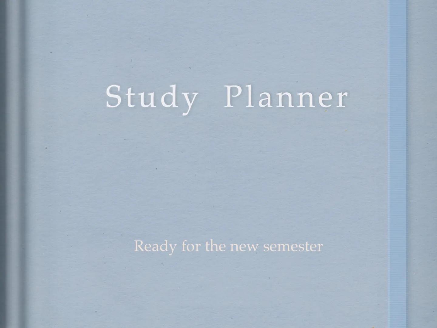 # Study Planner
Ready for the new semester # NOTEBOOK İngilizce
* TIME PREPOSITIONS (ZAMAN EDATLARI)*
| *IN* |
| *ON* |
| *AT* |
|------