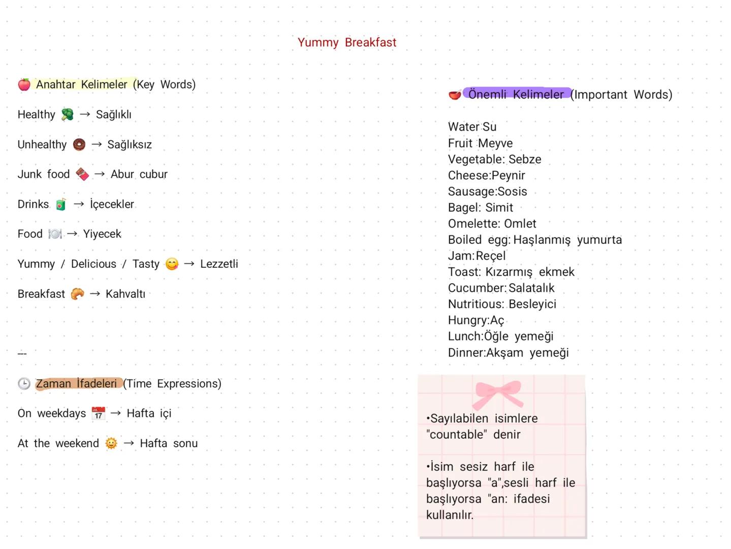 # Study Planner
Ready for the new semester # NOTEBOOK İngilizce
* TIME PREPOSITIONS (ZAMAN EDATLARI)*
| *IN* |
| *ON* |
| *AT* |
|------