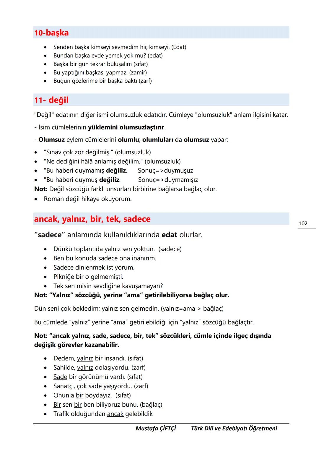 TES-IS
ADOLU LİSESİ
Μ.Ε. Β.
2006
SANLIURFA
TES-İŞ ANADOLU LİSESİ
10. SINIF
TÜRK DİLİ VE EDEBİYATI DERS
NOTLARI
(YENİ MÜFREDATA GÖRE HAZIR