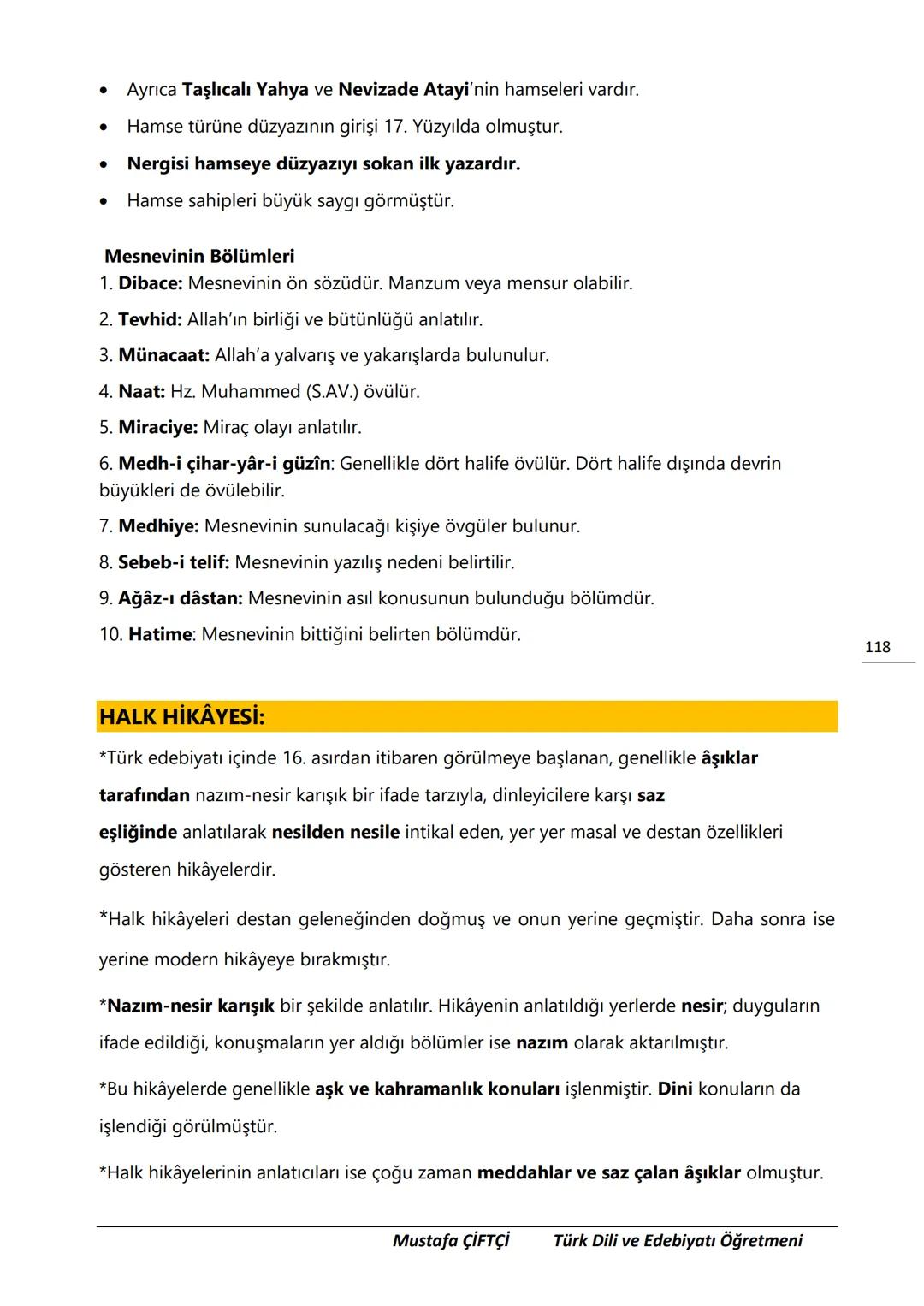 TES-IS
ADOLU LİSESİ
Μ.Ε. Β.
2006
SANLIURFA
TES-İŞ ANADOLU LİSESİ
10. SINIF
TÜRK DİLİ VE EDEBİYATI DERS
NOTLARI
(YENİ MÜFREDATA GÖRE HAZIR