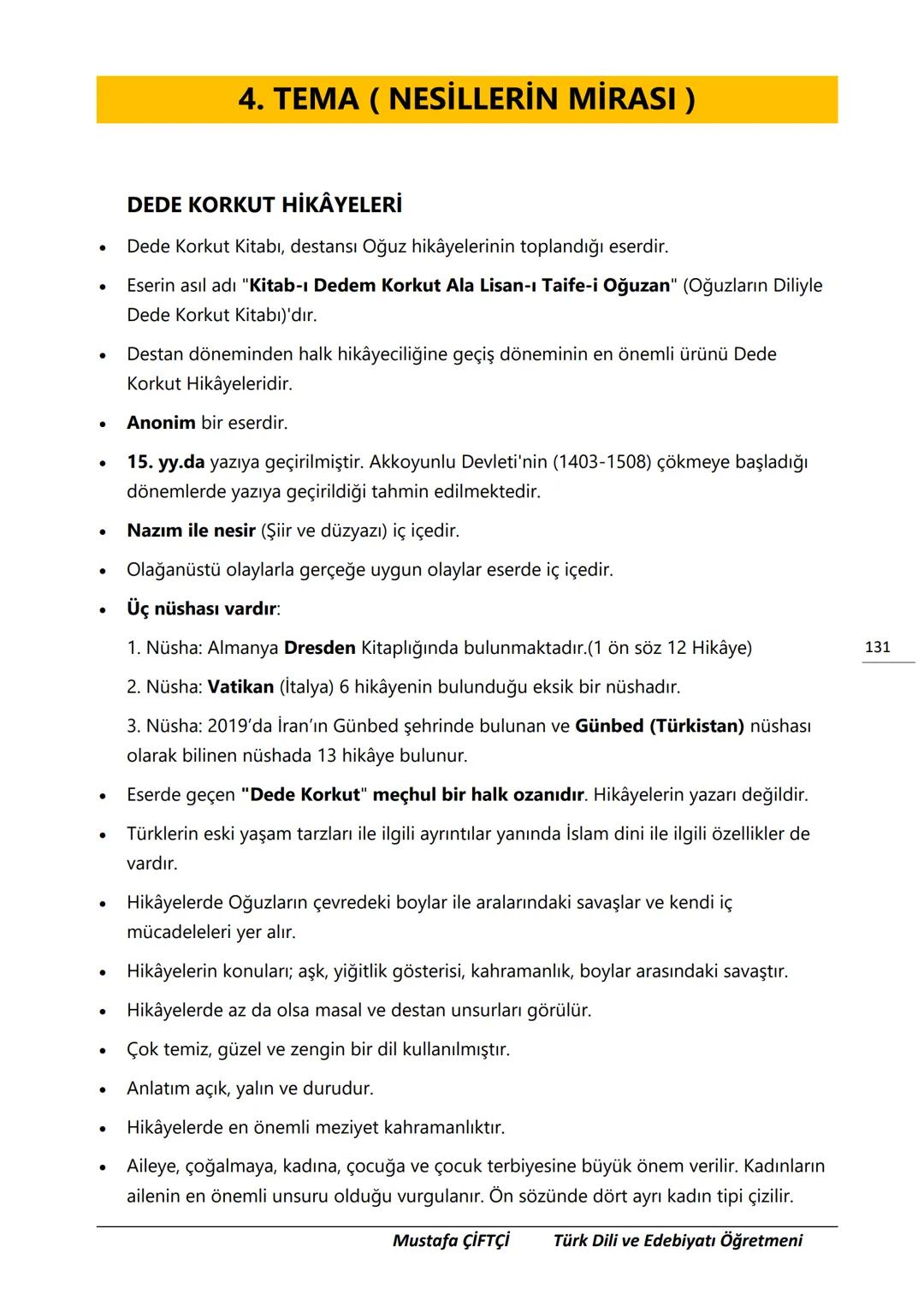TES-IS
ADOLU LİSESİ
Μ.Ε. Β.
2006
SANLIURFA
TES-İŞ ANADOLU LİSESİ
10. SINIF
TÜRK DİLİ VE EDEBİYATI DERS
NOTLARI
(YENİ MÜFREDATA GÖRE HAZIR