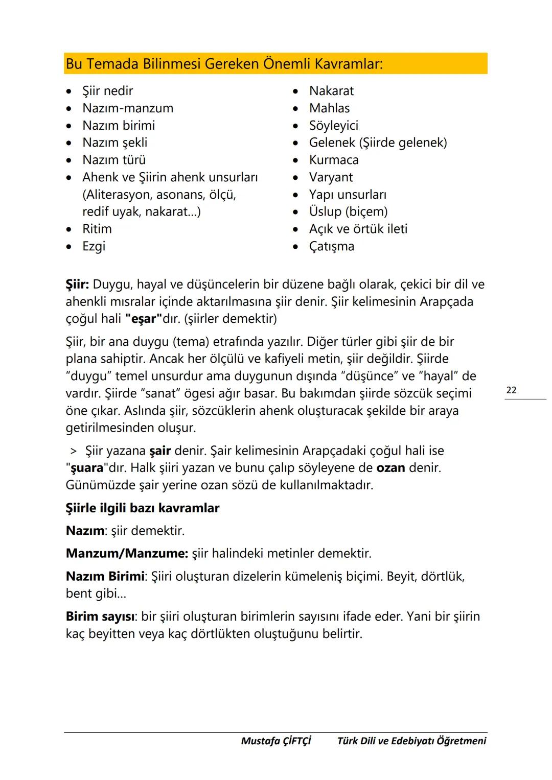 TES-IS
ADOLU LİSESİ
Μ.Ε. Β.
2006
SANLIURFA
TES-İŞ ANADOLU LİSESİ
10. SINIF
TÜRK DİLİ VE EDEBİYATI DERS
NOTLARI
(YENİ MÜFREDATA GÖRE HAZIR