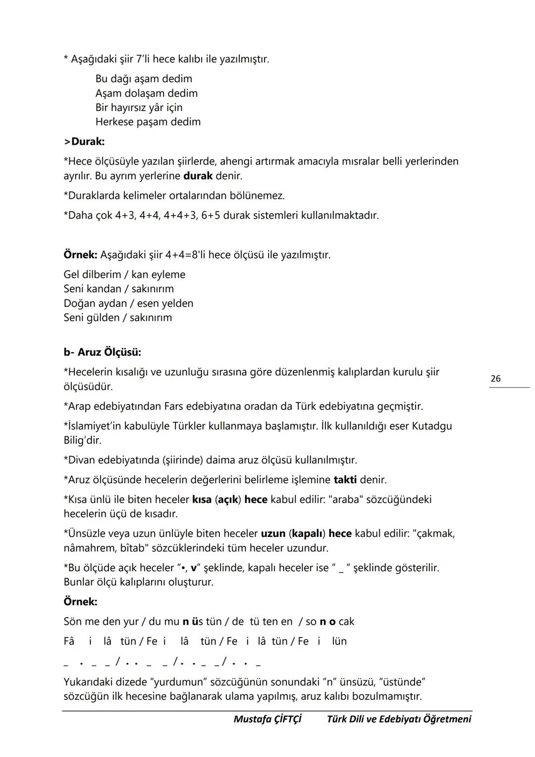 TES-IS
ADOLU LİSESİ
Μ.Ε. Β.
2006
SANLIURFA
TES-İŞ ANADOLU LİSESİ
10. SINIF
TÜRK DİLİ VE EDEBİYATI DERS
NOTLARI
(YENİ MÜFREDATA GÖRE HAZIR