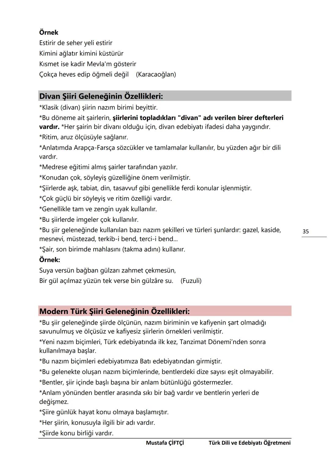 TES-IS
ADOLU LİSESİ
Μ.Ε. Β.
2006
SANLIURFA
TES-İŞ ANADOLU LİSESİ
10. SINIF
TÜRK DİLİ VE EDEBİYATI DERS
NOTLARI
(YENİ MÜFREDATA GÖRE HAZIR