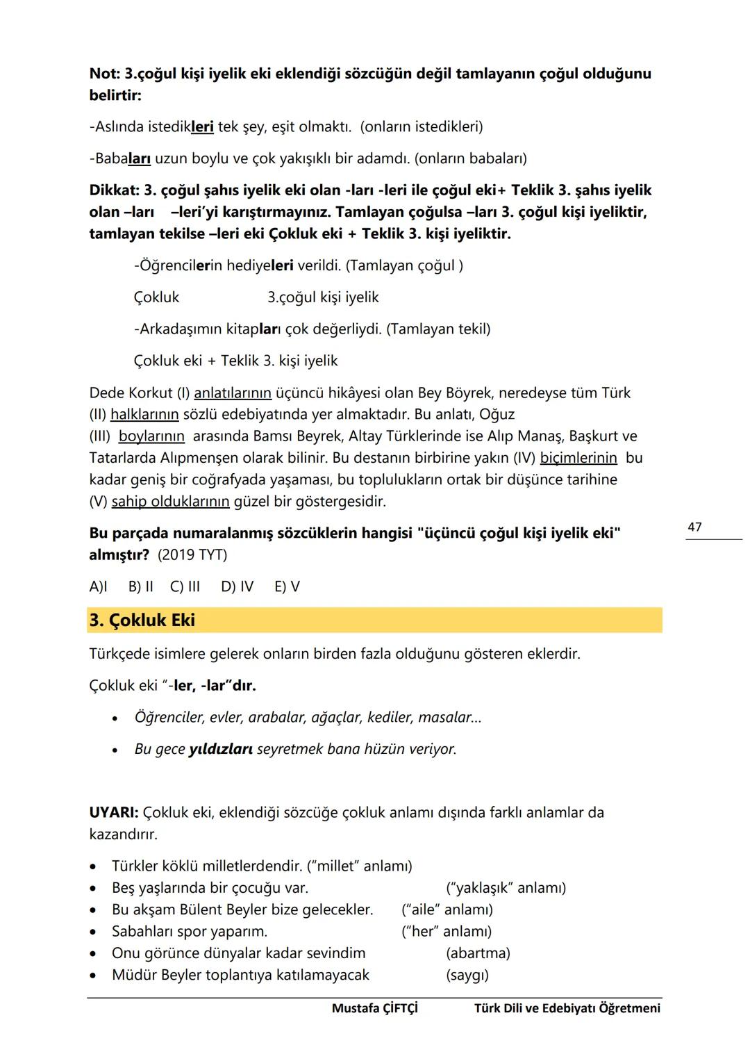 TES-IS
ADOLU LİSESİ
Μ.Ε. Β.
2006
SANLIURFA
TES-İŞ ANADOLU LİSESİ
10. SINIF
TÜRK DİLİ VE EDEBİYATI DERS
NOTLARI
(YENİ MÜFREDATA GÖRE HAZIR