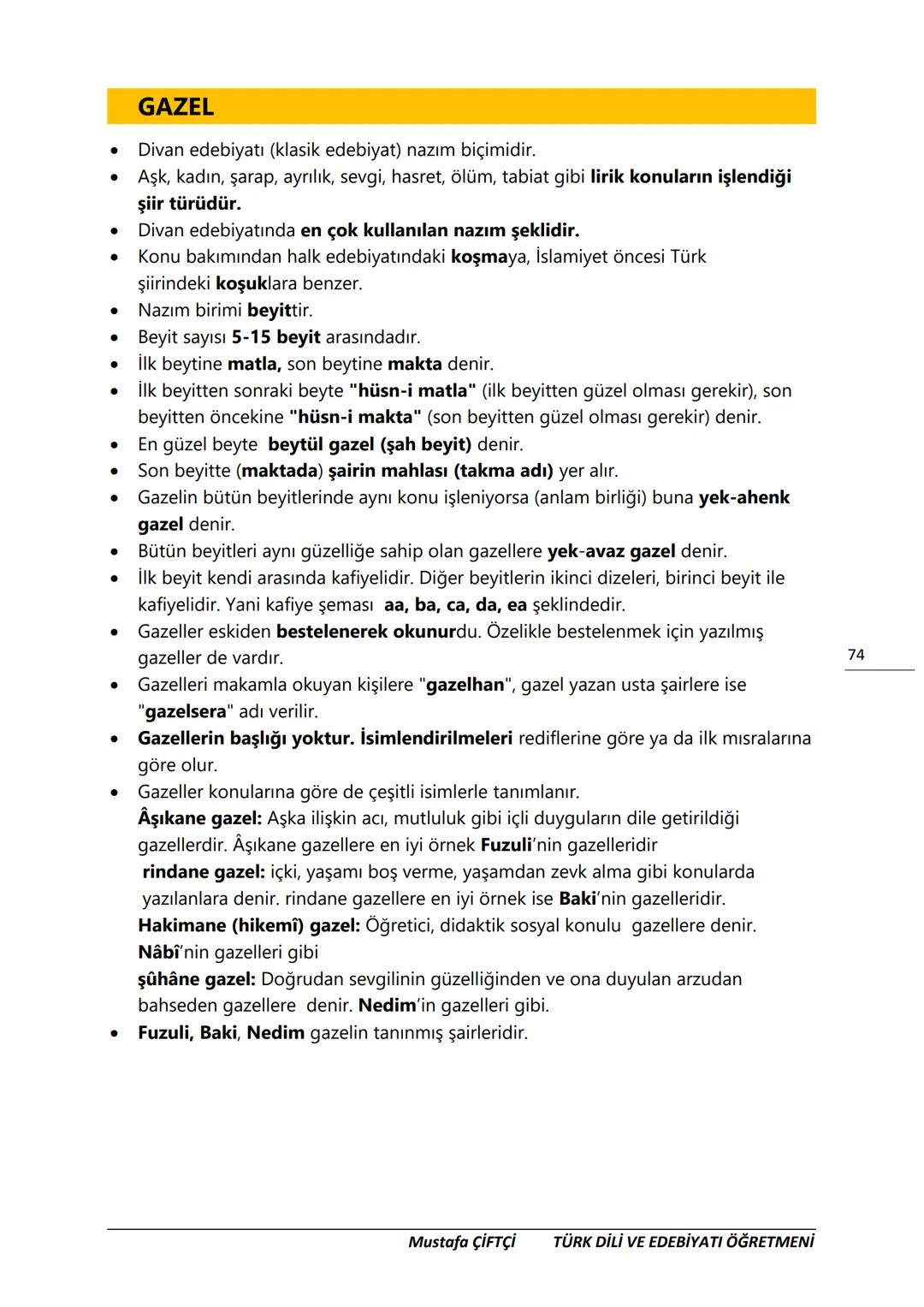 TES-IS
ADOLU LİSESİ
Μ.Ε. Β.
2006
SANLIURFA
TES-İŞ ANADOLU LİSESİ
10. SINIF
TÜRK DİLİ VE EDEBİYATI DERS
NOTLARI
(YENİ MÜFREDATA GÖRE HAZIR