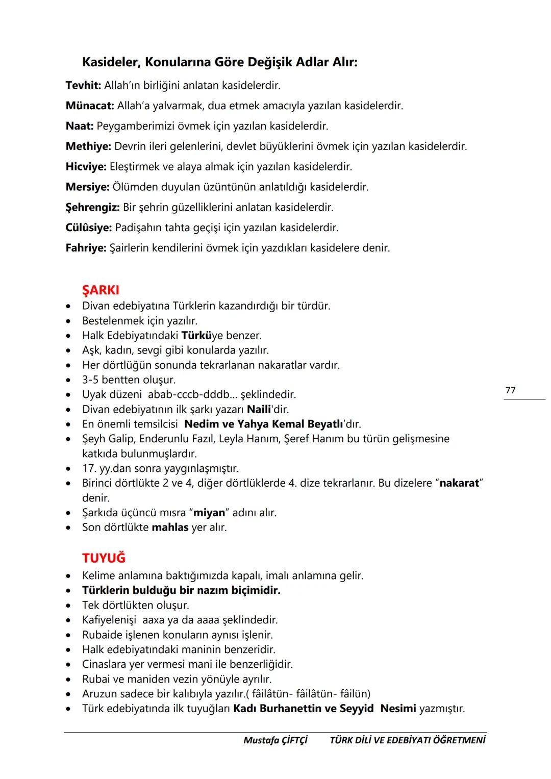 TES-IS
ADOLU LİSESİ
Μ.Ε. Β.
2006
SANLIURFA
TES-İŞ ANADOLU LİSESİ
10. SINIF
TÜRK DİLİ VE EDEBİYATI DERS
NOTLARI
(YENİ MÜFREDATA GÖRE HAZIR