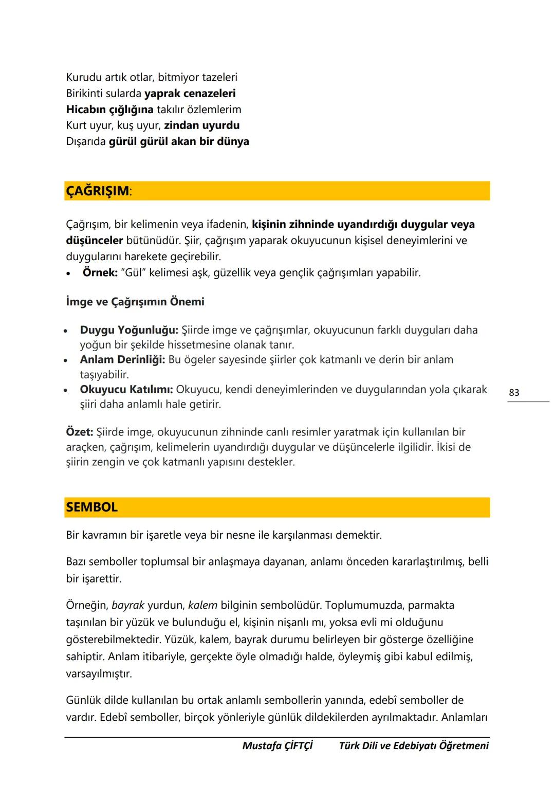 TES-IS
ADOLU LİSESİ
Μ.Ε. Β.
2006
SANLIURFA
TES-İŞ ANADOLU LİSESİ
10. SINIF
TÜRK DİLİ VE EDEBİYATI DERS
NOTLARI
(YENİ MÜFREDATA GÖRE HAZIR