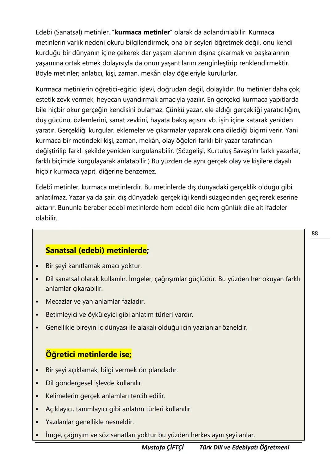 TES-IS
ADOLU LİSESİ
Μ.Ε. Β.
2006
SANLIURFA
TES-İŞ ANADOLU LİSESİ
10. SINIF
TÜRK DİLİ VE EDEBİYATI DERS
NOTLARI
(YENİ MÜFREDATA GÖRE HAZIR