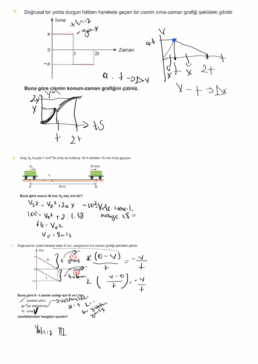 Bir cisim, hava sürtünmesinin önemsenmediği ortamda yatayla 45°'lik açı yapacak biçimde 302 m/s hızla atılıyor.
Buna göre cismin
a) Uçuş sür