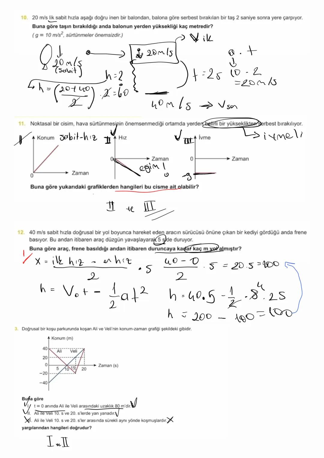 Bir cisim, hava sürtünmesinin önemsenmediği ortamda yatayla 45°'lik açı yapacak biçimde 302 m/s hızla atılıyor.
Buna göre cismin
a) Uçuş sür
