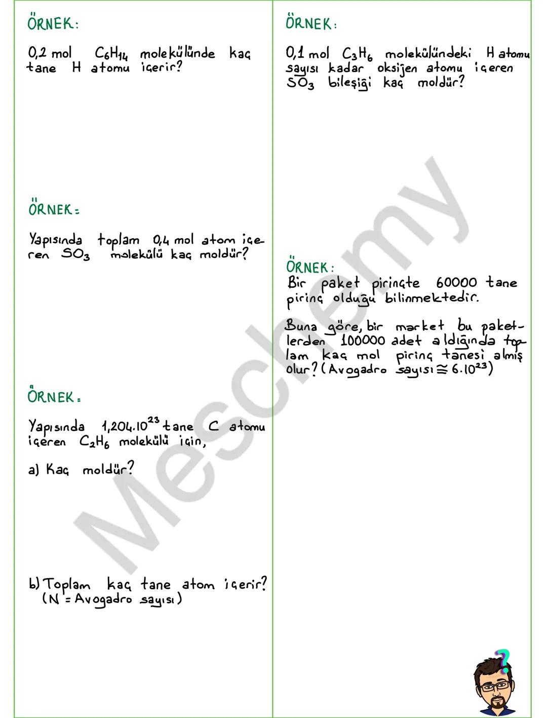 # MOL KAVRAMI
Ortalama Atom Kütlesi
Elementlerin doğada birden fazla
izotopu vardır.
Bu izotopların doğada bulunma
yüzdesi farklıdır."
E