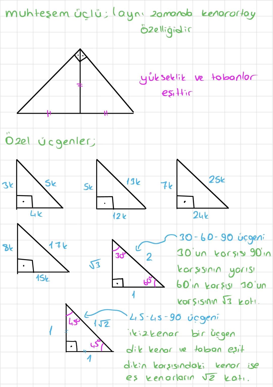 = Tirigonometrik =
Oranlar
Sin=$
korşı
hipotenüs
ton = karşı
komşu
Örnek;
Cos=$
komşu
hipotenüs
Cot=komşu
karş
Trigonometrik
formül