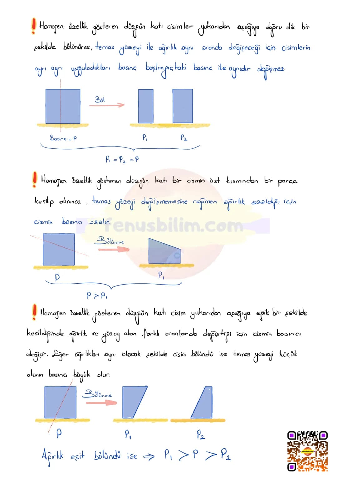 BASING
Katı, sıvı ve gaz haldeki maddeler ağırlıklarından dolayı temas
ettikleri bütün yüzeylere kuvvet uyğularlar.
Birim yüzeye dik olara