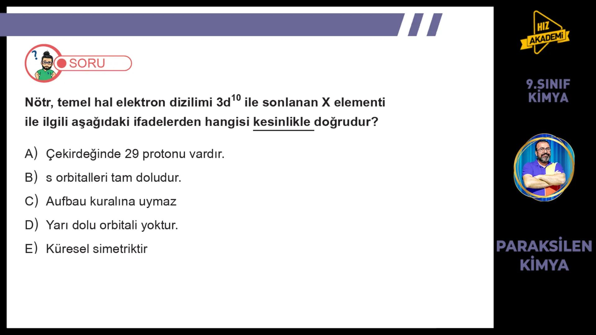 # 1. TEMA
1.2.1
ATOM
TEORILERI
VE ATOMUN
YAPISI
9.SINIF
KIMYA
PARAKSİLEN
KİMYA # BU KONUDAN ÇÖZECEĞİMİZ SORU SAYISI
# 72
9.SINIF
KİMYA
