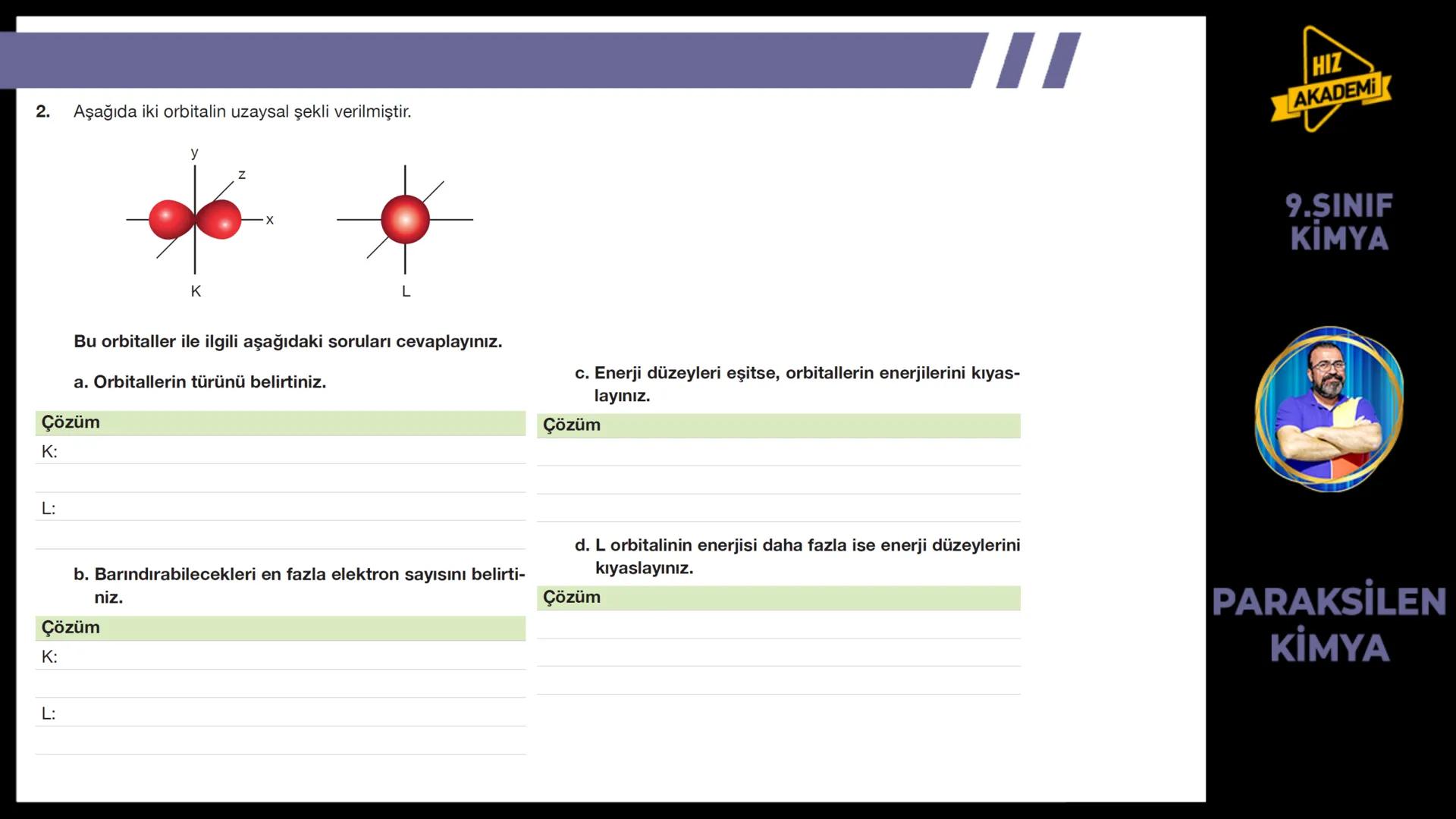 # 1. TEMA
1.2.1
ATOM
TEORILERI
VE ATOMUN
YAPISI
9.SINIF
KIMYA
PARAKSİLEN
KİMYA # BU KONUDAN ÇÖZECEĞİMİZ SORU SAYISI
# 72
9.SINIF
KİMYA
