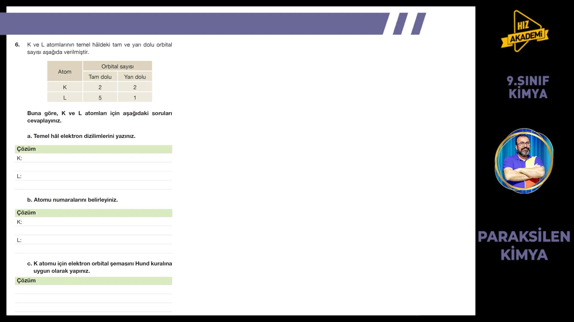 # 1. TEMA
1.2.1
ATOM
TEORILERI
VE ATOMUN
YAPISI
9.SINIF
KIMYA
PARAKSİLEN
KİMYA # BU KONUDAN ÇÖZECEĞİMİZ SORU SAYISI
# 72
9.SINIF
KİMYA
